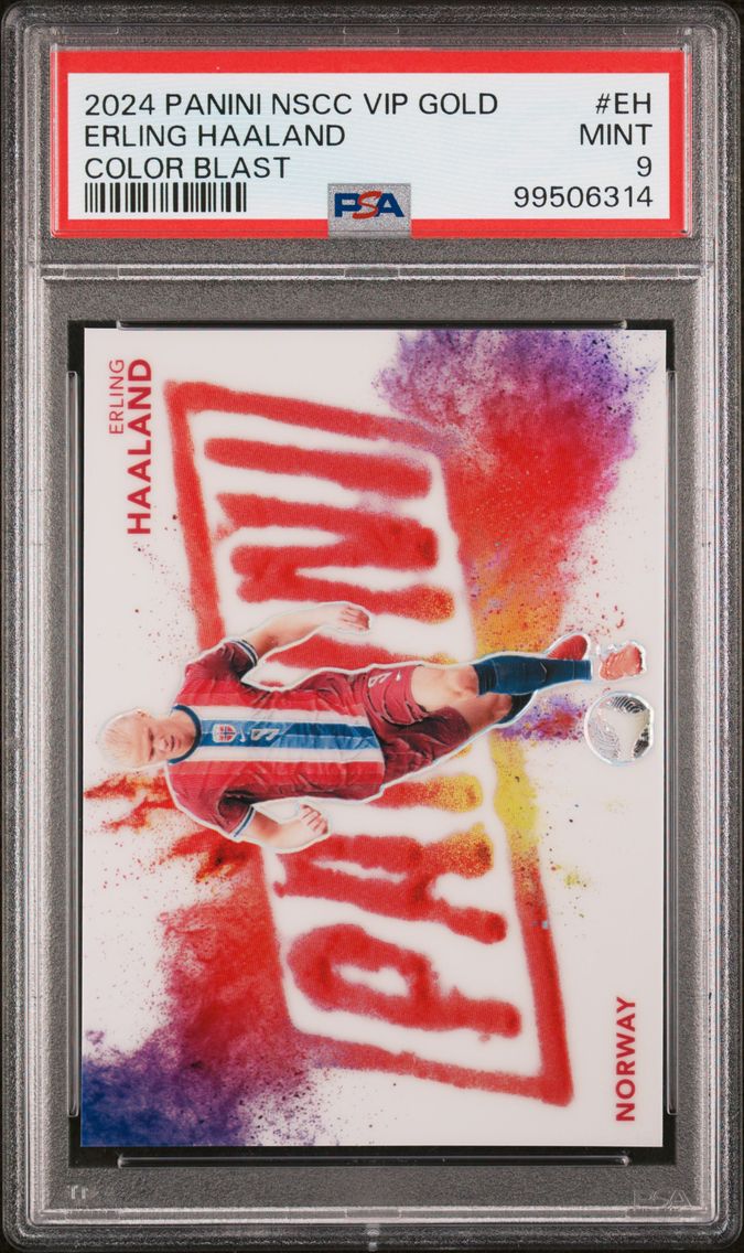 2024 #EH Erling Haaland PSA 9 Pa