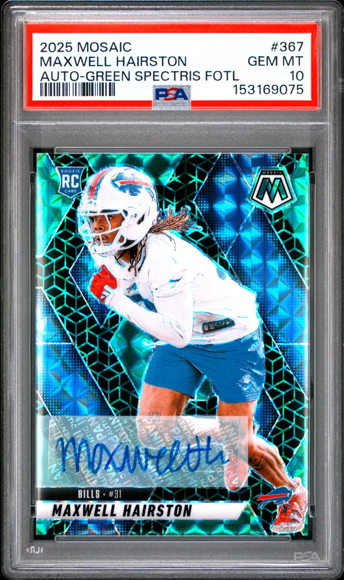 2025 #367 Maxwell Hairston PSA 10 Panini Mosaic