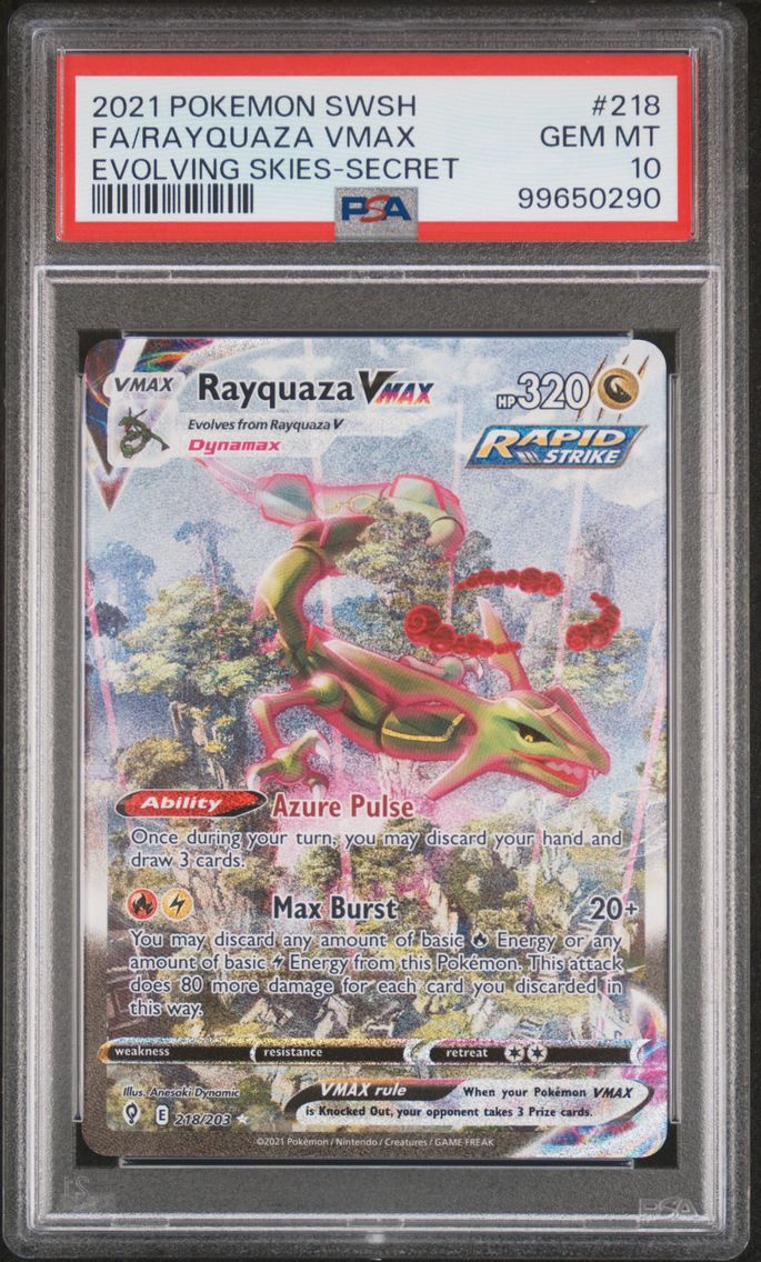 2021 #218 Full Art/Rayquaza Vmax