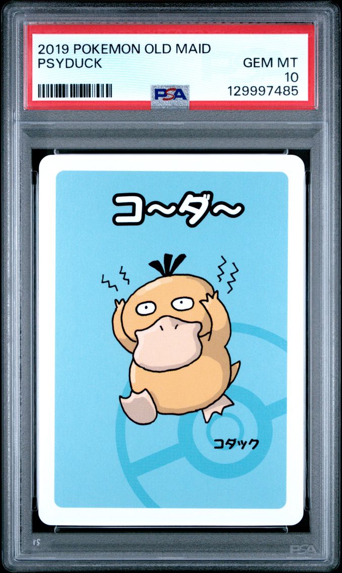 2019 #NA Psyduck PSA 10 Old Maid