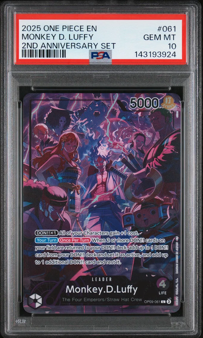 2025 #061 Monkey D. Luffy PSA 10