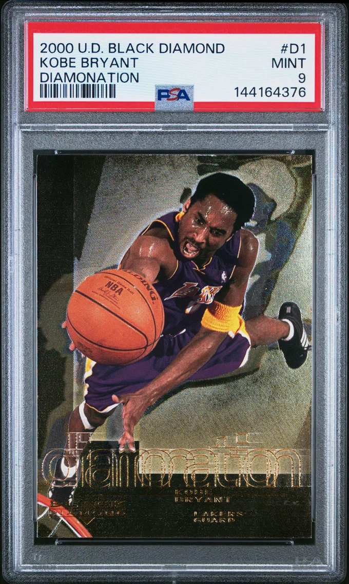 2000 #D1 Kobe Bryant PSA 9 Upper Deck Black Diamond Diamonation