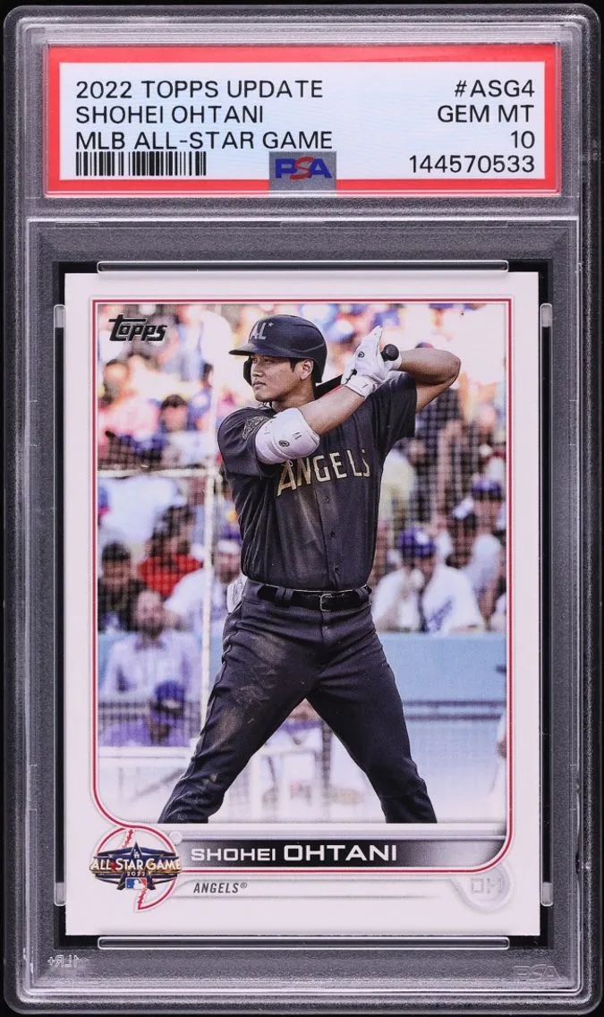 2022 Topps Update MLB All-Star Game Shohei Ohtani #ASG-4 PSA 10 GEM MINT