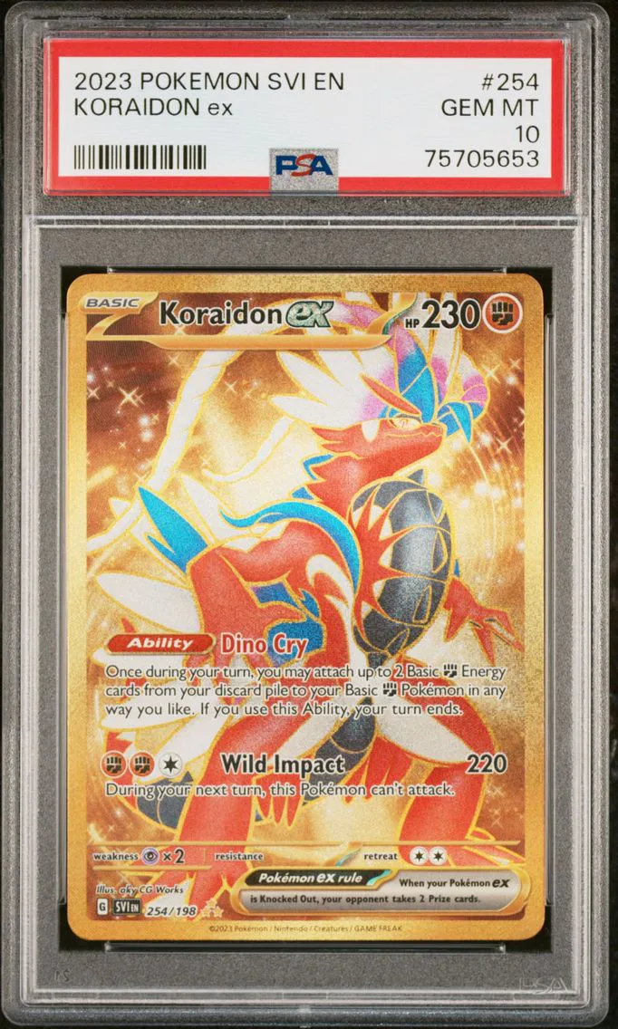 2023 #254 Koraidon EX PSA 10 Svi EN-Scarlet & Violet