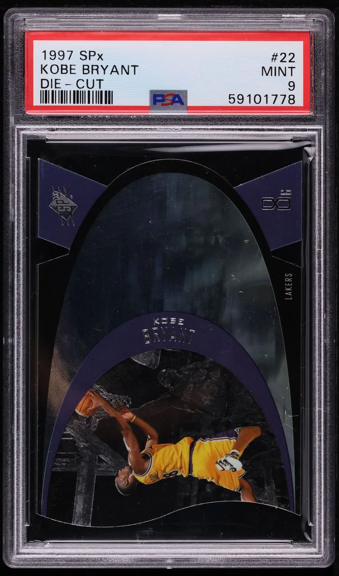 1997 SPX BASKETBALL KOBE BRYANT #22 PSA 9 MINT
