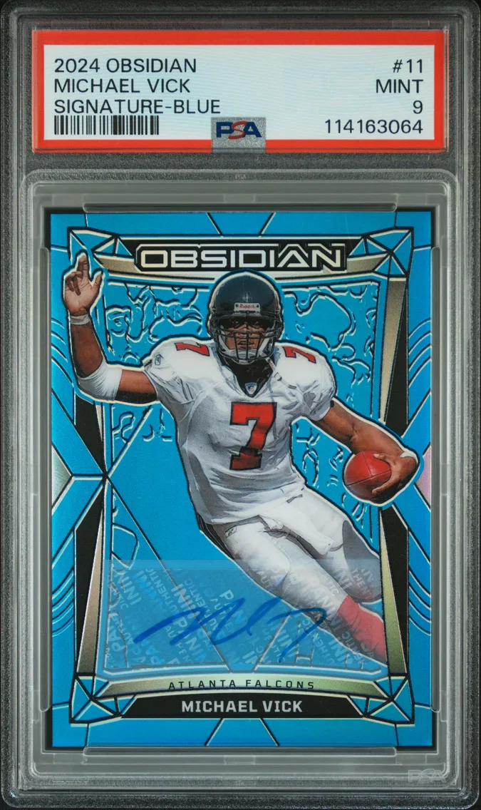 2024 #11 Michael Vick PSA 9 Panini Obsidian