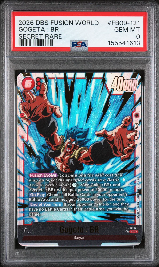 2026 #FB09-121 Gogeta : BR PSA 10 Dragon Ball Super Card Game Fusion World Dual Evolution