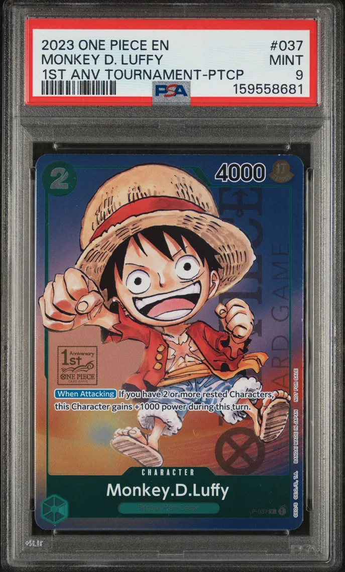 2023 #037 Monkey D. Luffy PSA 9 One Piece Promos