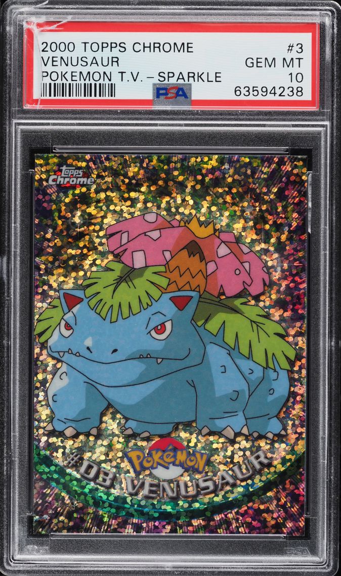 2000 #3 Venusaur PSA 10 Topps Ch