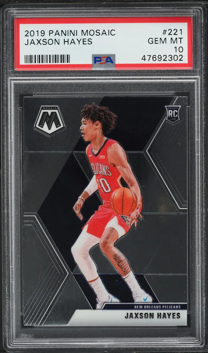 2019 Panini Mosaic Jaxson Hayes ROOKIE #221 PSA 10 GEM MINT