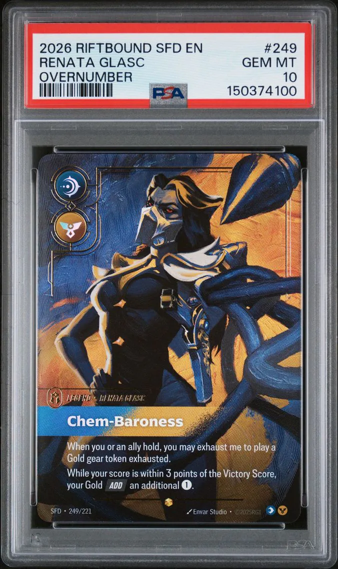 2026 #249 Renata Glasc - Chem-Baroness PSA 10 Riftbound: League of Legends Sfd-Spiritforged