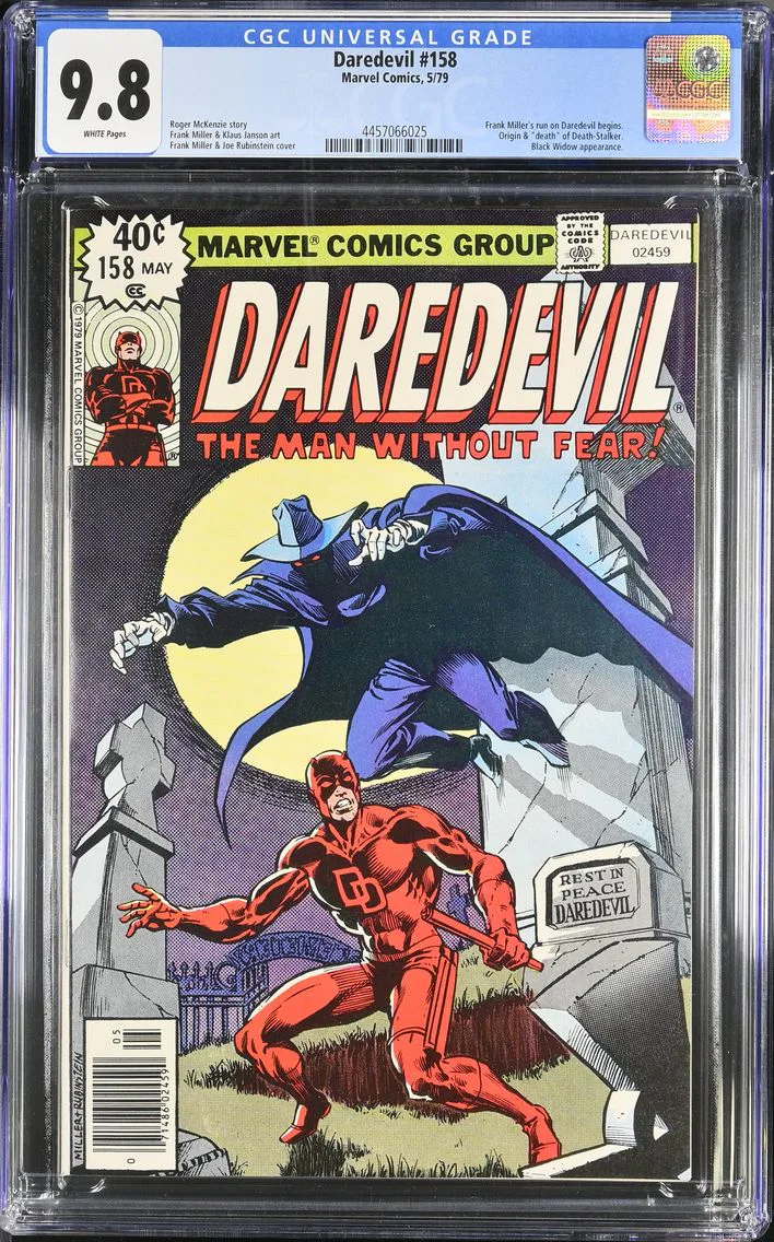 1979 #NA 1979 Daredevil #158 CGC 9.8 Marvel Comics CGC 9.8
