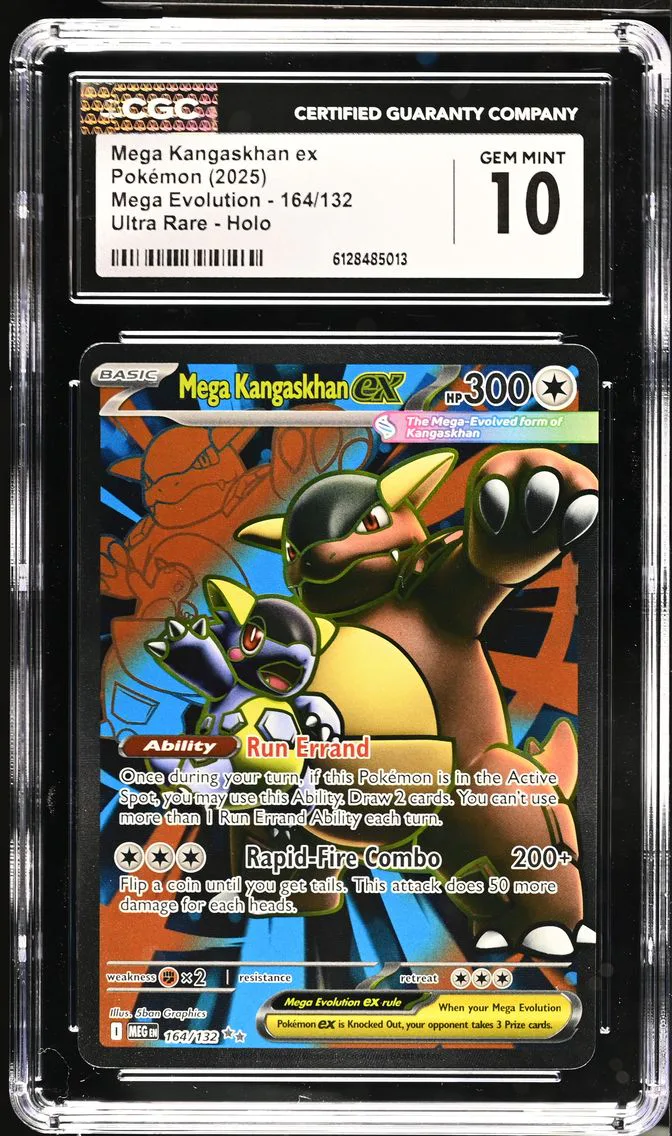 2025 Mega Evolution - MEG EN - English Mega Kangaskhan ex #164 CGC 10