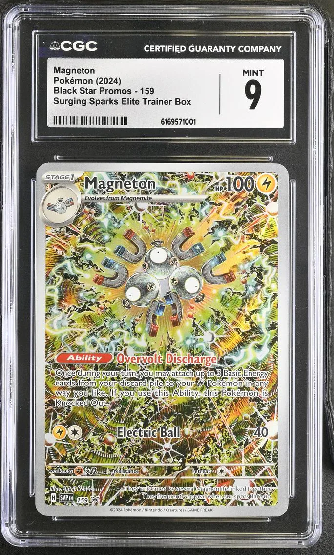 2024 #159 Magneton CGC 9 Black Star Promos - Scarlet & Violet SVP EN - English
