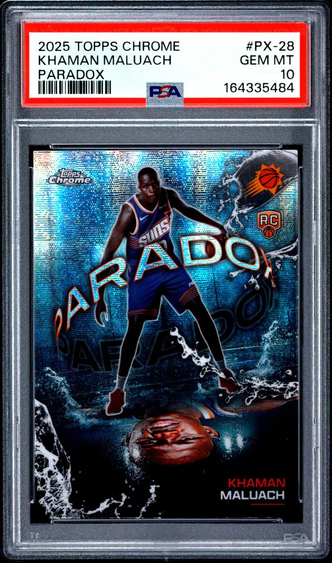 2025 #PX-28 Khaman Maluach PSA 10 Topps Chrome Paradox
