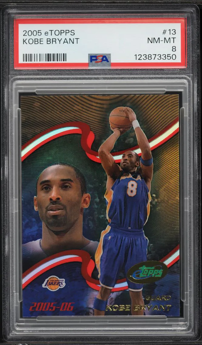 2005 #13 Kobe Bryant PSA 8 Etopps Basketball
