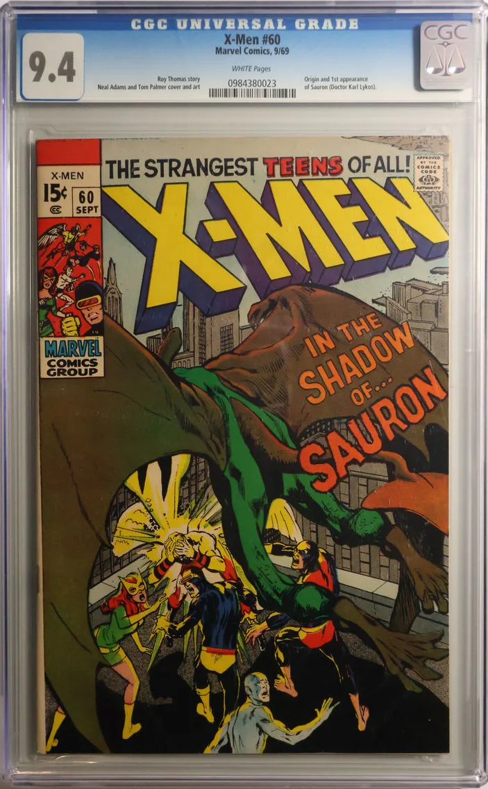 1969 #NA 1969 X-Men #60 CGC 9.4 Marvel Comics CGC 9.4