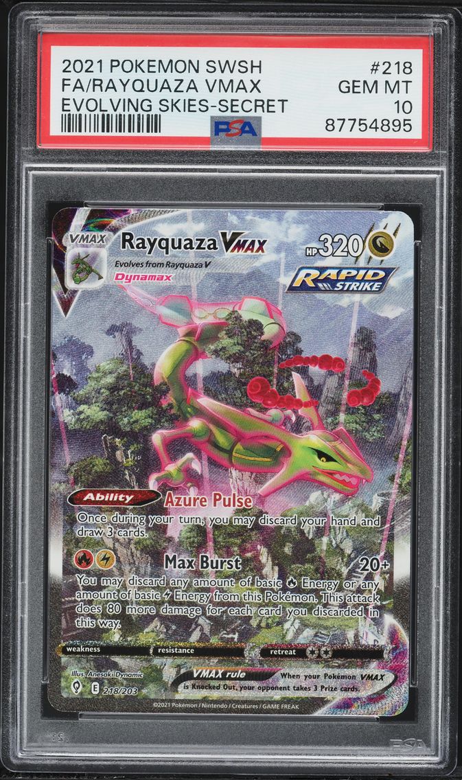 2021 #218 Full Art/Rayquaza Vmax