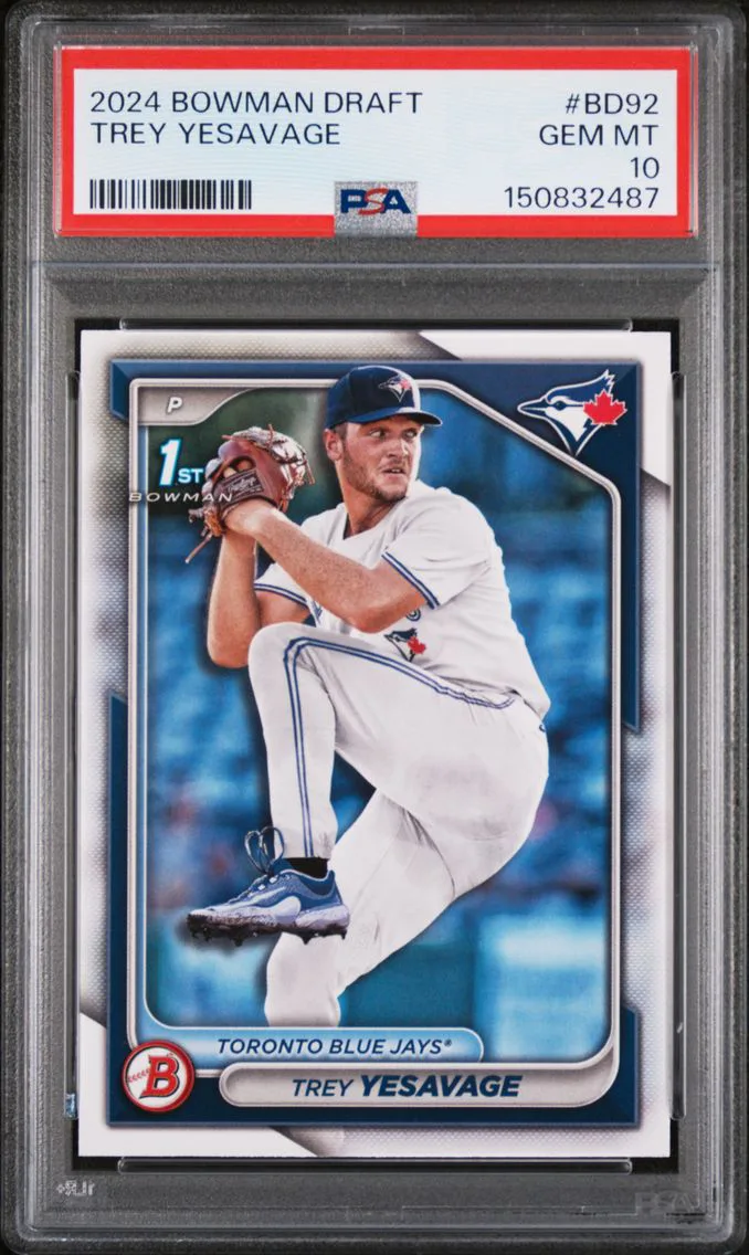 2024 #BD92 Trey Yesavage PSA 10 Bowman Draft