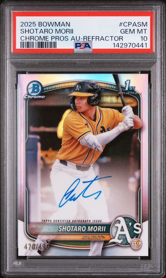 2025 #CPASM Shotaro Morii PSA 10