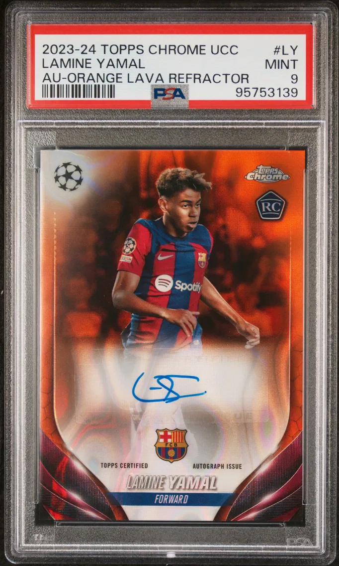 2023 #LY Lamine Yamal PSA 9 Topp