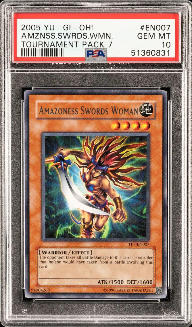 AMAZONESS SWORDS WOMAN TP7-EN007 TOURNAMENT PACK 7 2005 PSA 10