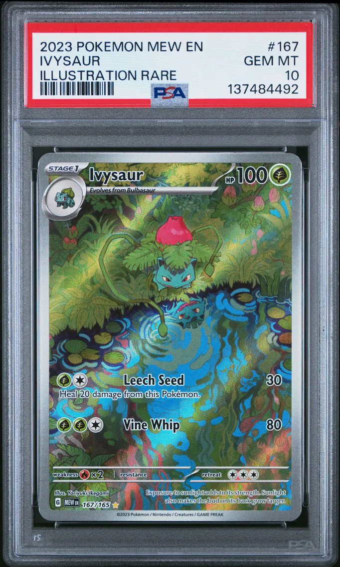 2023 #167 Ivysaur PSA 10 Mew EN-151