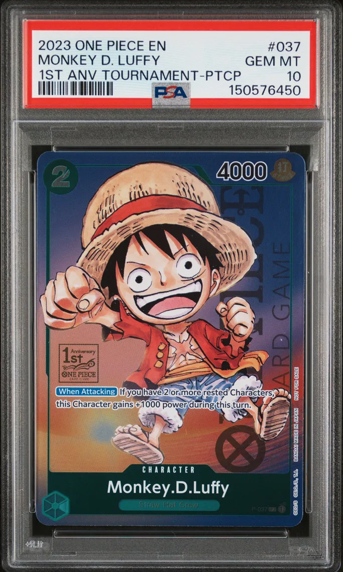 2023 #037 Monkey D. Luffy PSA 10 One Piece Promos
