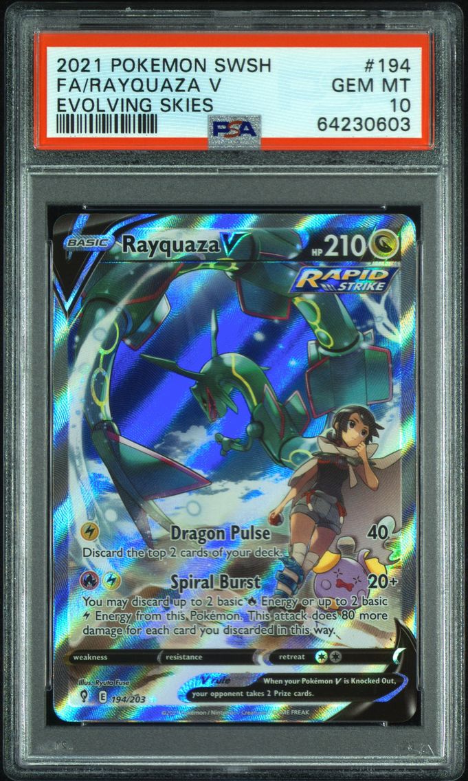 2021 #194 Full Art/Rayquaza V PS