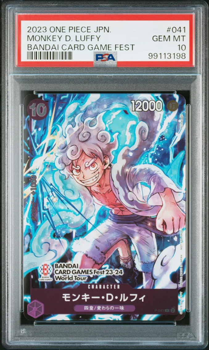 2023 #041 MONKEY D. LUFFY PSA 10 One Piece Japanese Promos