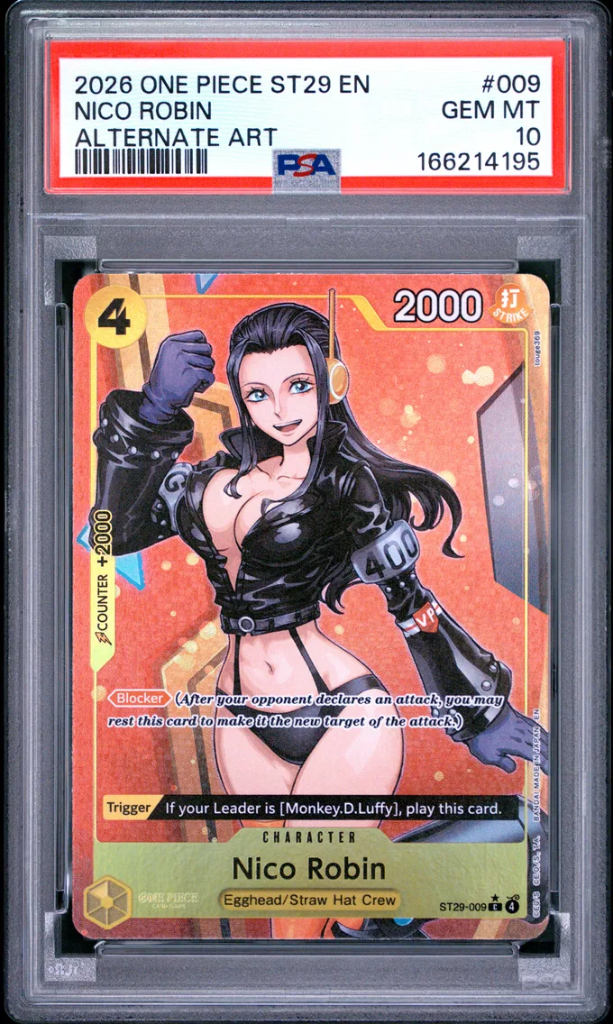 2026 #009 Nico Robin PSA 10 One Piece Starter Deck ST29-Egghead