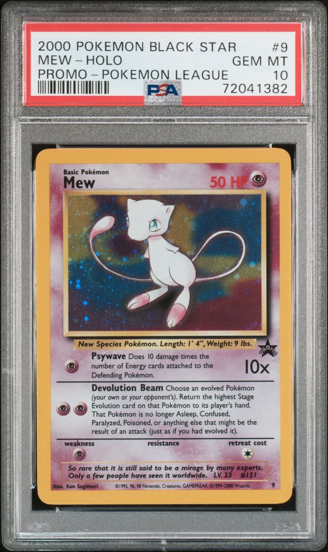2000 #9 Mew-Holo PSA 10 Promo Bl