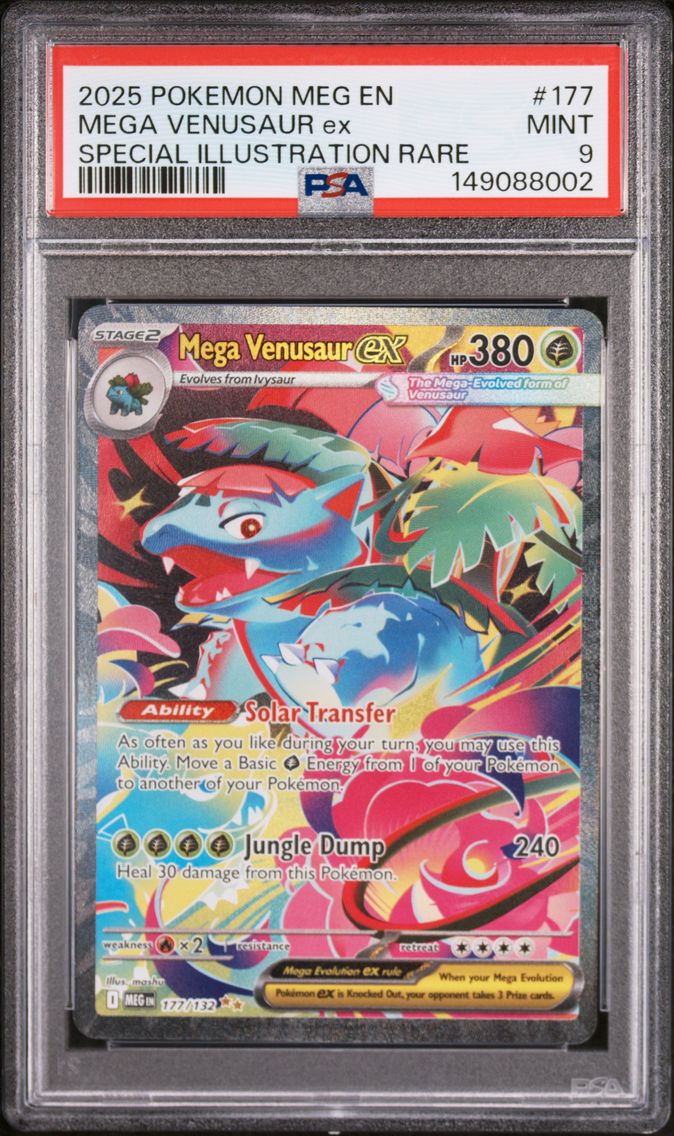 2025 #177 Mega Venusaur EX PSA 9