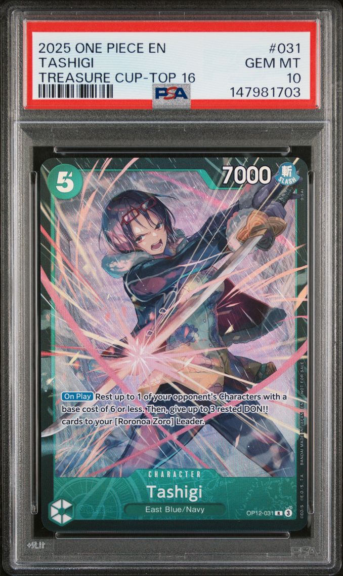 2025 #031 Tashigi PSA 10 Promos 