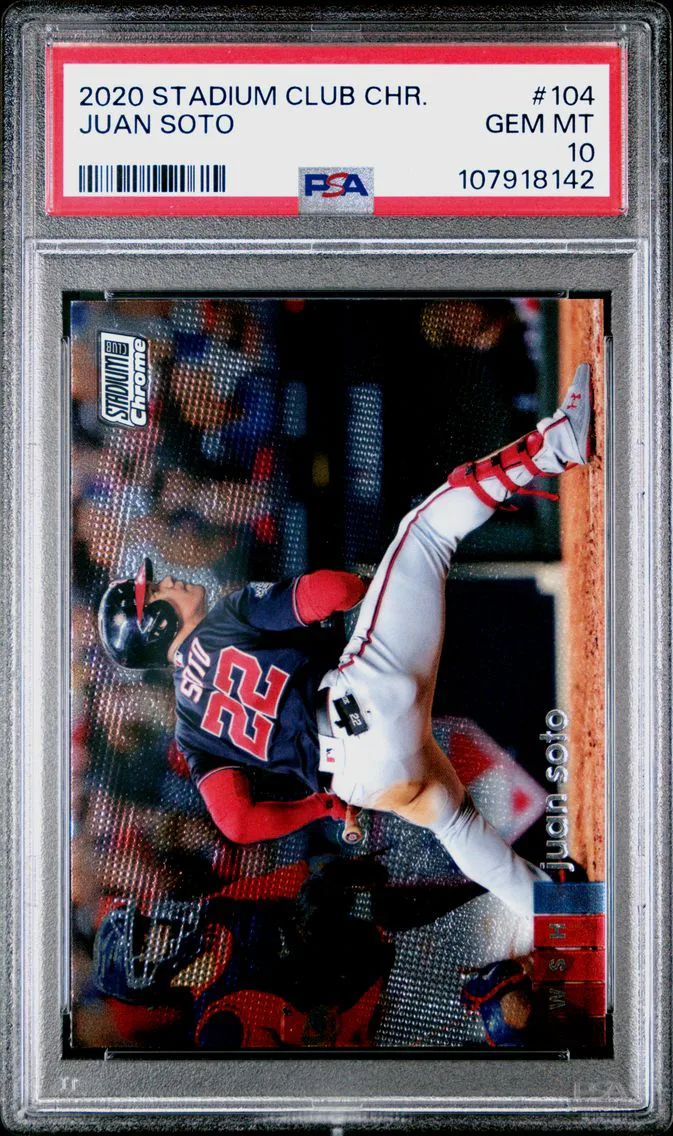 2020 #104 Juan Soto PSA 10 Stadium Club Chrome