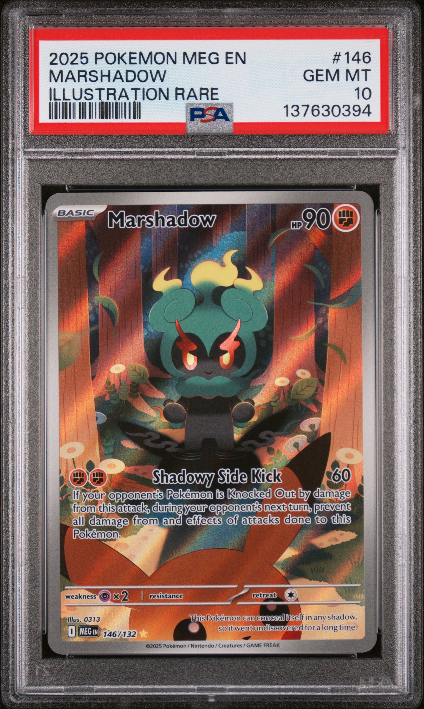 2025 #146 Marshadow PSA 10 Meg En-Mega Evolution