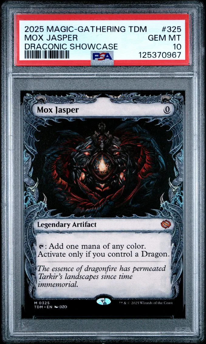 2025 #325 Mox Jasper PSA 10 Tarkir: Dragonstorm Magic the Gathering