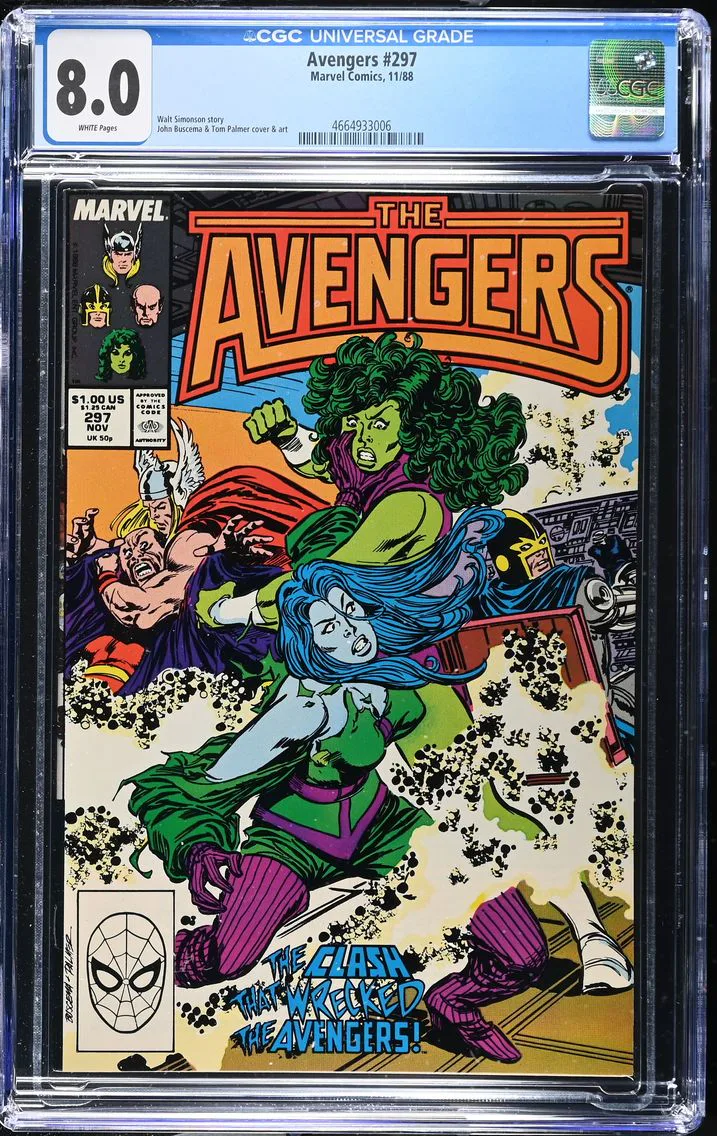 1988 #NA 1988 Avengers #297 CGC 8 Marvel Comics CGC 8