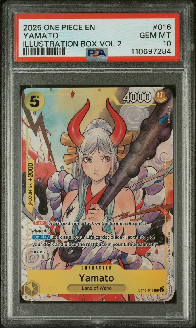 2025 #016 Yamato PSA 10 One Piece Promos