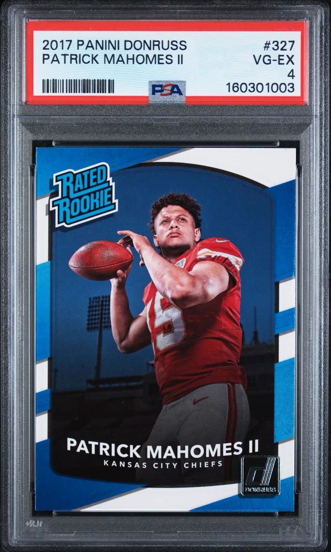 2017 #327 Patrick Mahomes II PSA 4 Panini Donruss