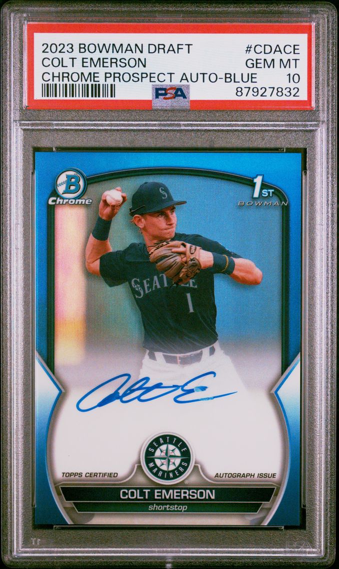 2023 #CDACE Colt Emerson PSA 10 