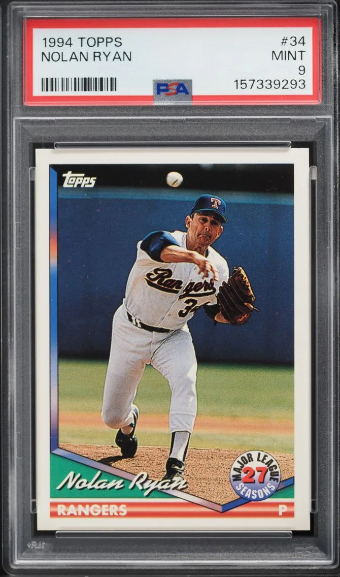1994 #34 Nolan Ryan PSA 9 Topps