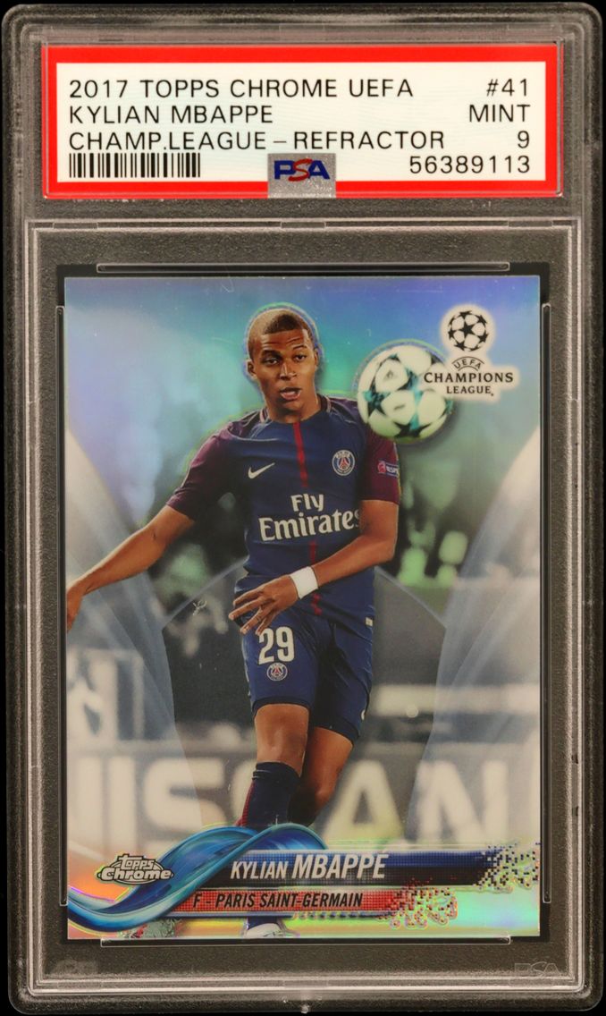 2017 #41 Kylian Mbappe PSA 9 Top