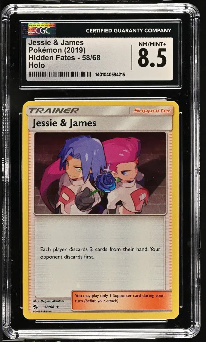 2019 Hidden Fates - English Jessie & James #58 CGC 8.5