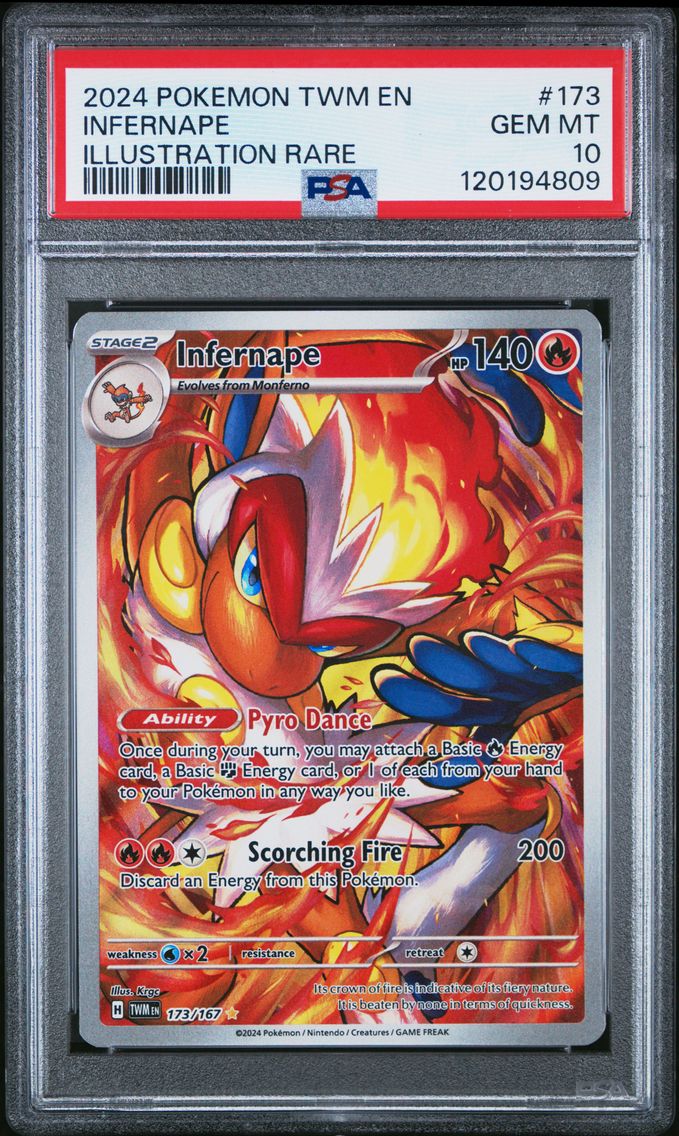 2024 #173 Infernape PSA 10 Twm E