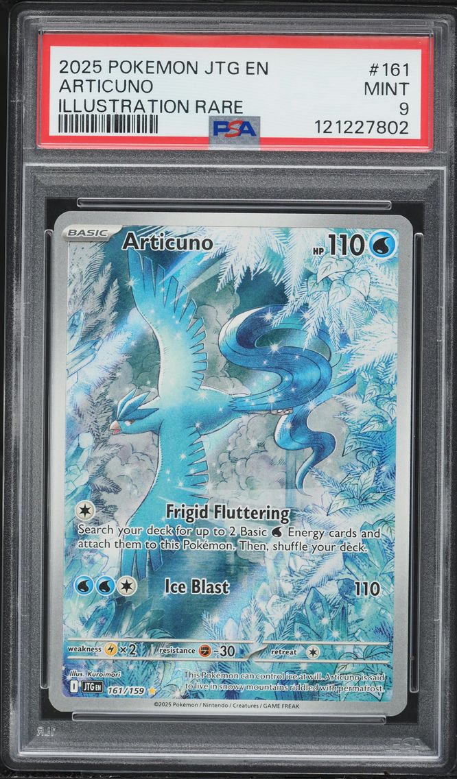 2025 #161 Articuno PSA 9 Jtg EN-Journey Together Pokemon