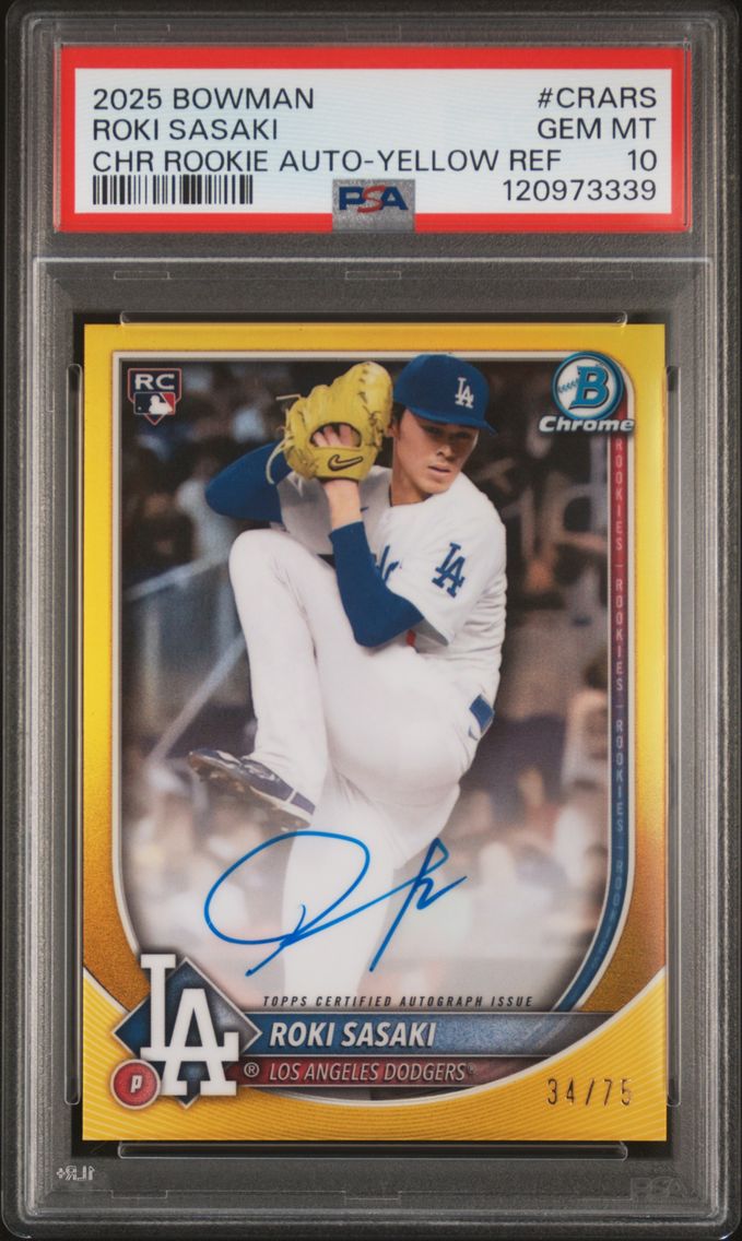 2025 #CRARS Roki Sasaki PSA 10 B