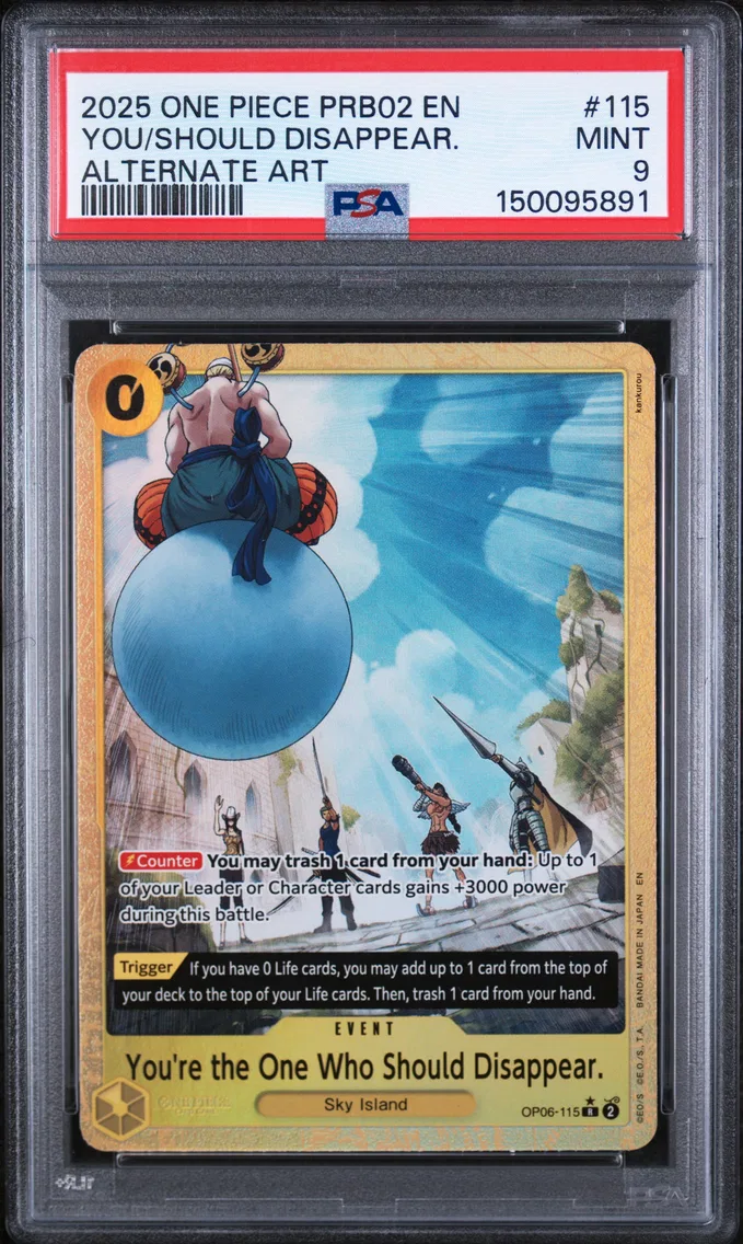 2025 #115 You're the One Who Should Disappear. PSA 9 One Piece PRB02-Premium Booster -One Piece Card the Best- Vol.2