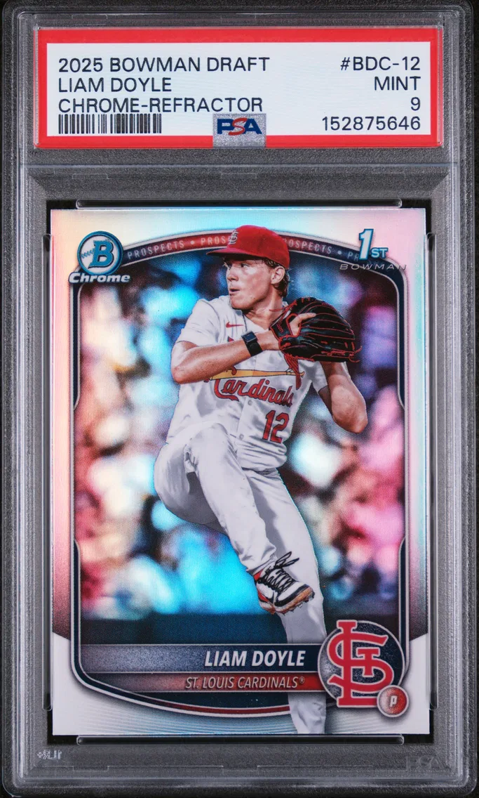 2025 #BDC-12 Liam Doyle PSA 9 Bowman Draft