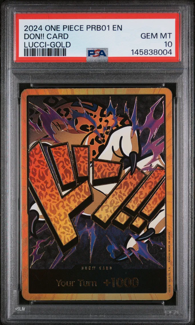 2024 #NA Don!! Card PSA 10 One Piece PRB01-Premium Booster -One Piece Card the Best-